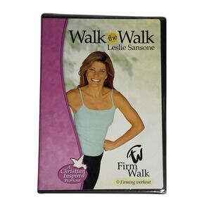 Walk The Walk Leslie Sansone‎ Firm Walk DVD Christian Inspired Firming Workout
